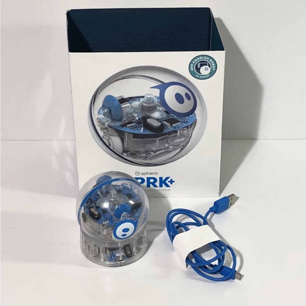 Sphero SPRK+ Educational Robot Ball in Clear & Blue